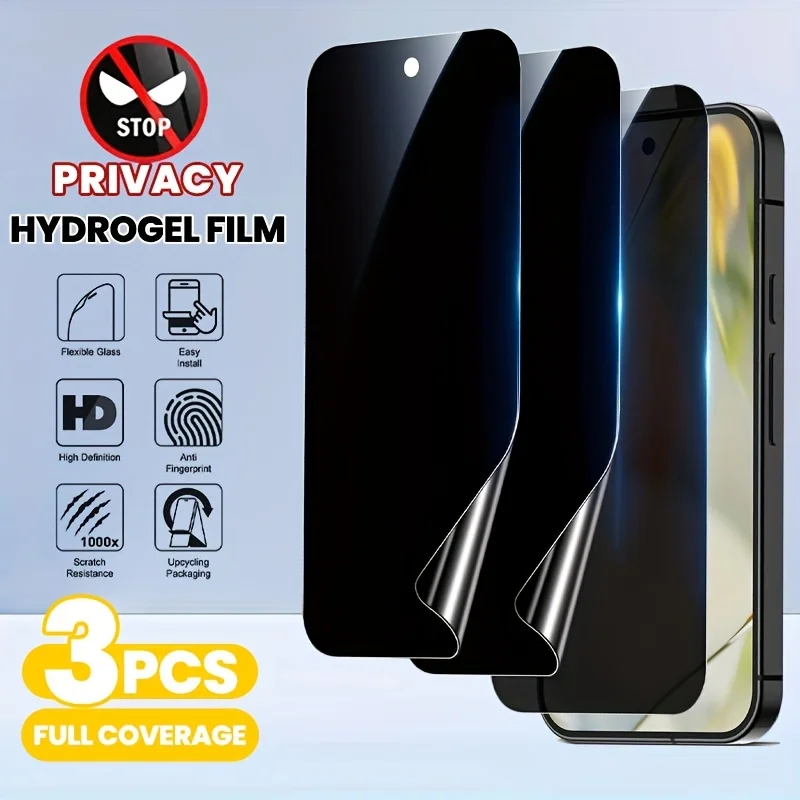 3 Pcs Privacy Hydrogel Film For Google Pixel 11 Pro XL 10 9 8 7 Pro 10A 9A 8A Privacy Screen Protector
3 Pcs Privacy Hydrogel Film For Google Pixel 11 Pro XL 10 9 8 7 Pro 10A 9A 8A Privacy Screen Protector