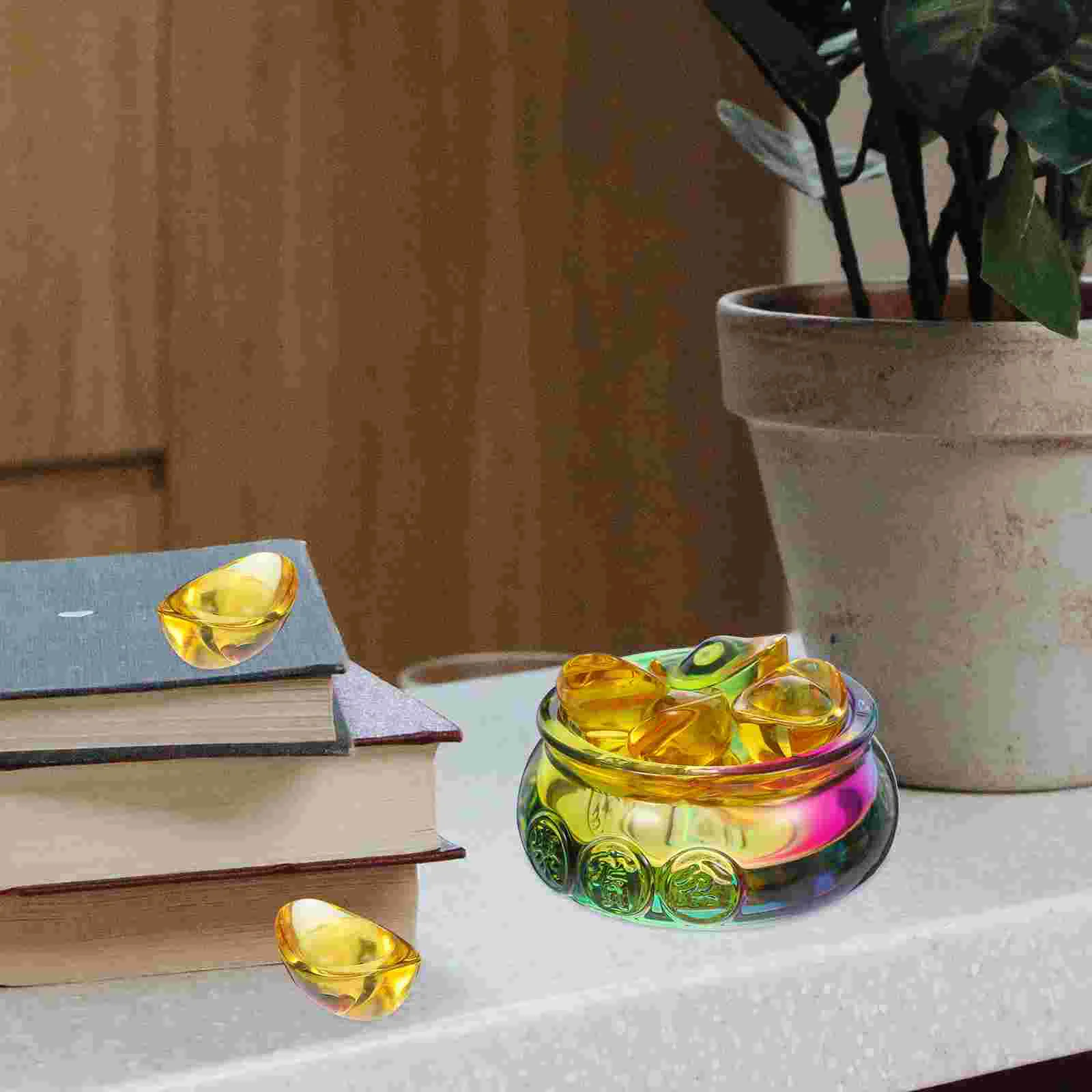 Ornaments Decorative Bowls Chinese Gifts Accessories Wealth White Crystal Money Basin Table Decorations For Dining Room
Ornaments Decorative Bowls Chinese Gifts Accessories Wealth White Crystal Money Basin Table Decorations For Dining Room