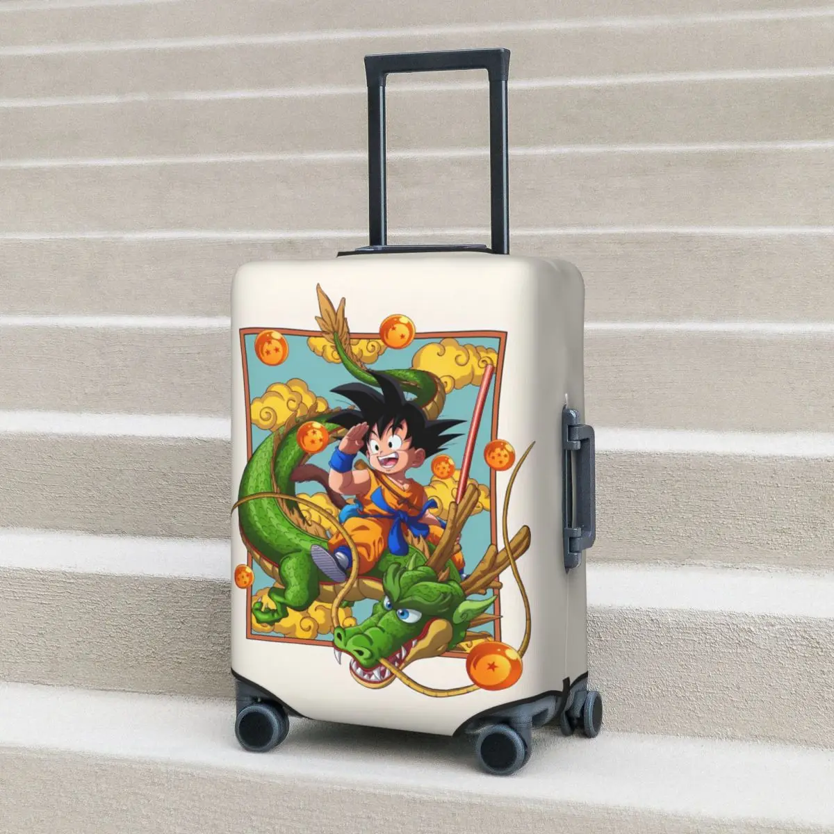 Z-Fighters Group Dragon Ball Suitcase Cover Holiday Fun Luggage Case Cruise Trip Protector
Z-Fighters Group Dragon Ball Suitcase Cover Holiday Fun Luggage Case Cruise Trip Protector