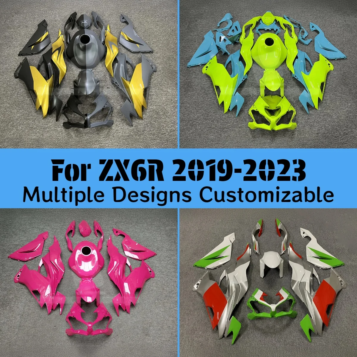 Для Kawasaki ZX6R 2019-2023 обтекатели Racing Aftermaket ZX 6R 19-23 комплект обтекателя мотоцикла Injection Prime Cowling
Для Kawasaki ZX6R 2019-2023 обтекатели Racing Aftermaket ZX 6R 19-23 комплект обтекателя мотоцикла Injection Prime Cowling