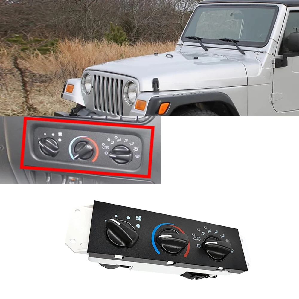 55056558AA A/C Heater Climate Control Pannel Air Condition Module for Jeep Wrangler Rubicon, SE, Sport 2005-2006
55056558AA A/C Heater Climate Control Pannel Air Condition Module for Jeep Wrangler Rubicon, SE, Sport 2005-2006