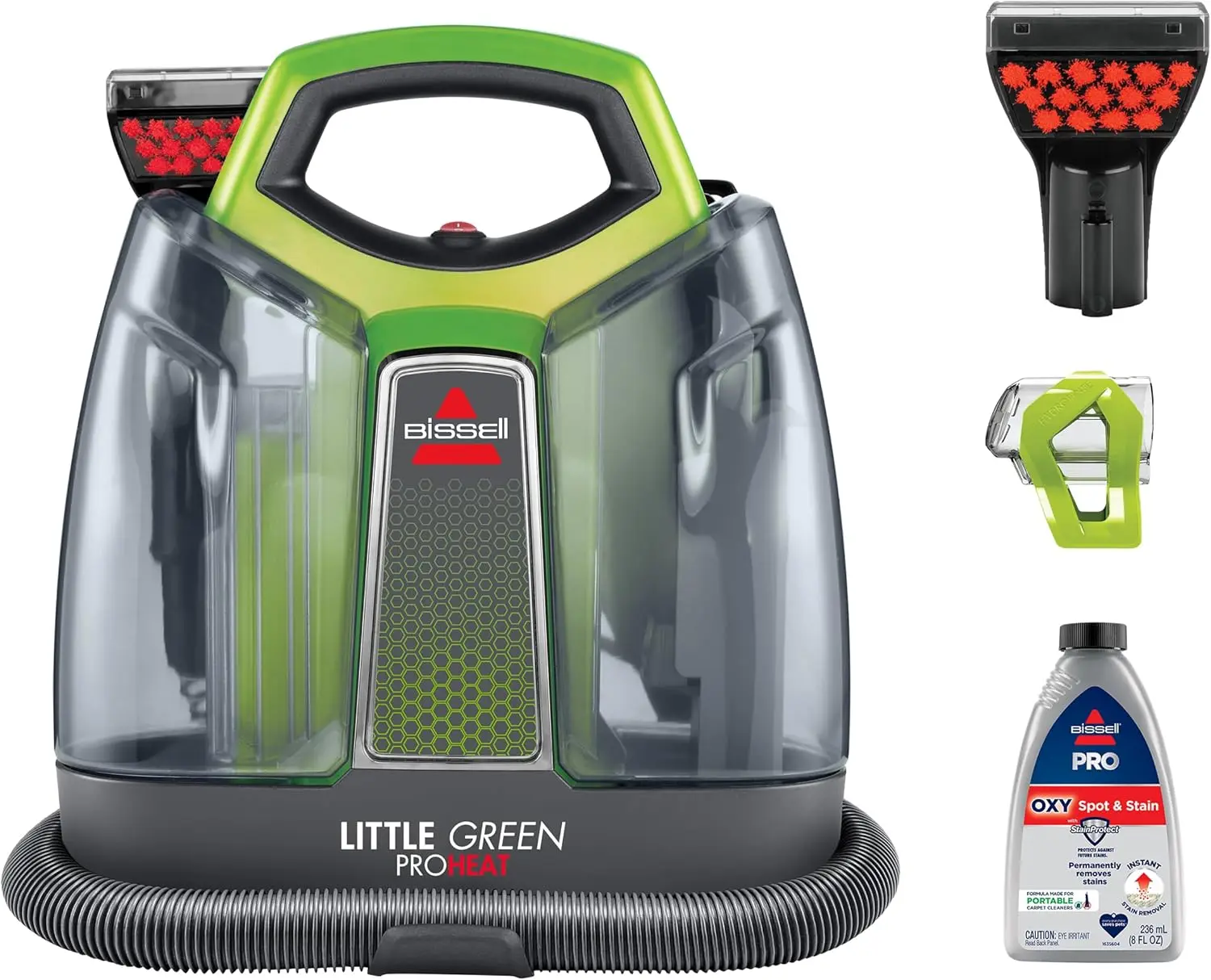 Little Green Proheat Portable Deep Cleaner/Spot Cleaner and Car/Auto Detailer with self-Cleaning HydroRinse Tool for Carpet
Little Green Proheat Portable Deep Cleaner/Spot Cleaner and Car/Auto Detailer with self-Cleaning HydroRinse Tool for Carpet