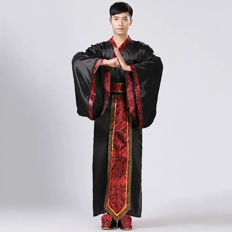 new men ancient costume male chinese folk dance costume adult chinese national stage cospaly tang clothing women hanfu
new men ancient costume male chinese folk dance costume adult chinese national stage cospaly tang clothing women hanfu