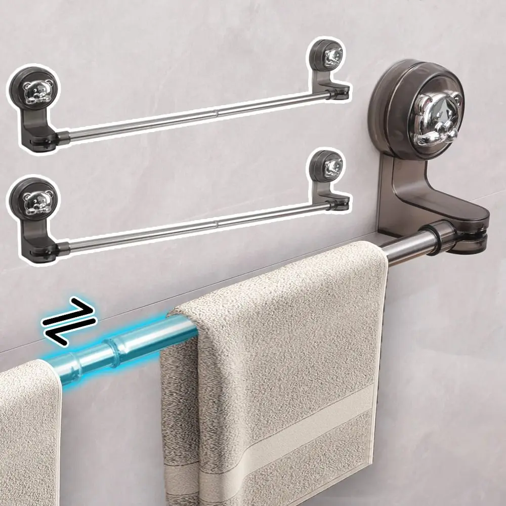 New Suction Cup Towel Rack Adjustable Wall Mounted Bathroom Storage Rod Retractable Slipper Rack
New Suction Cup Towel Rack Adjustable Wall Mounted Bathroom Storage Rod Retractable Slipper Rack