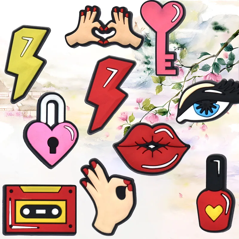 Shoe Charms for Crocs Accessories Nail Polish Shoes Charm for Croc Decorations Pins Men Accessory Jeans Woman Clogs Clips Badges
Shoe Charms for Crocs Accessories Nail Polish Shoes Charm for Croc Decorations Pins Men Accessory Jeans Woman Clogs Clips Badges