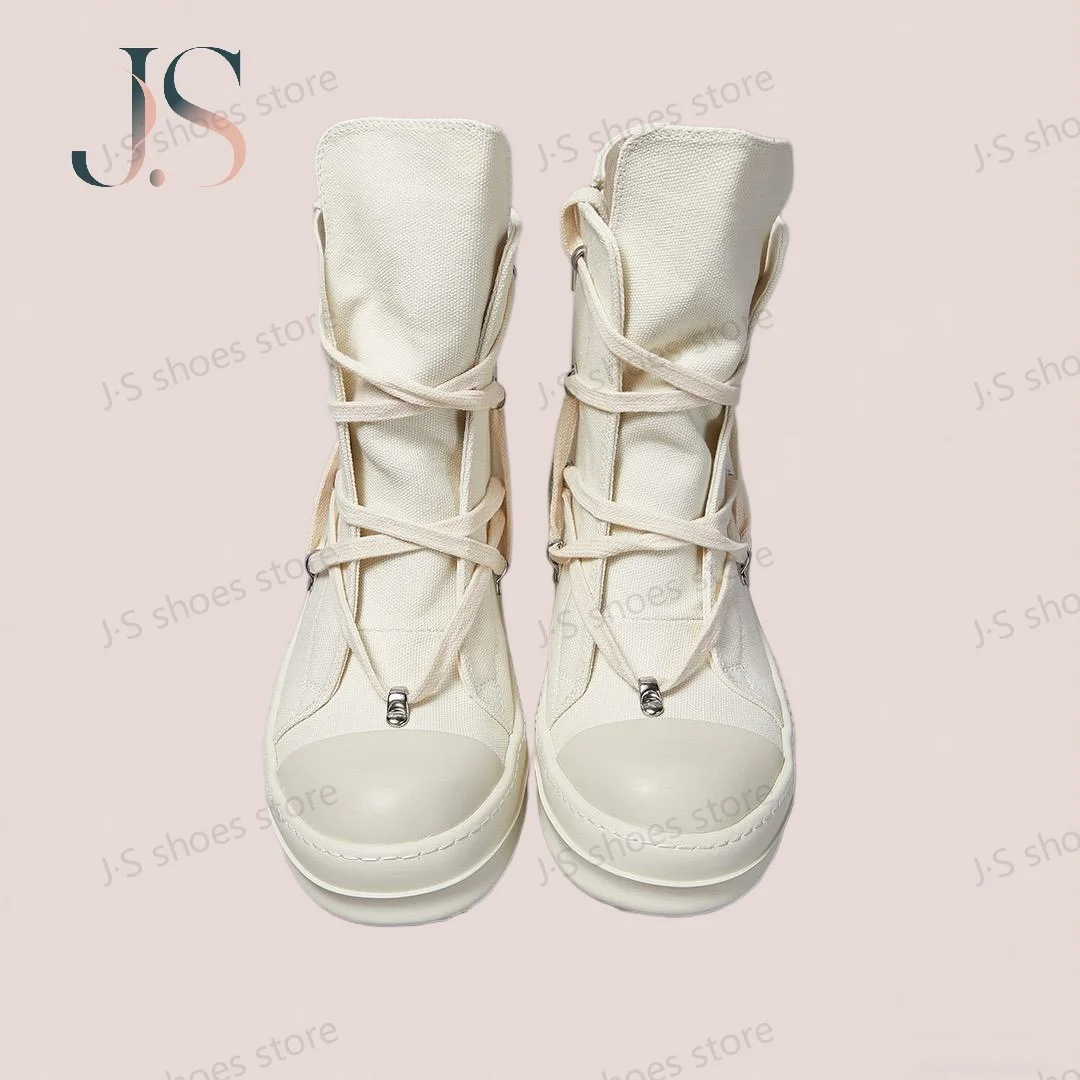 Ro Designer Men Boots Women Sneaker Beige Canvas Shoe High Top Casual Shoes Sneakers Thick Sole Luxury Ankle Boot
Ro Designer Men Boots Women Sneaker Beige Canvas Shoe High Top Casual Shoes Sneakers Thick Sole Luxury Ankle Boot