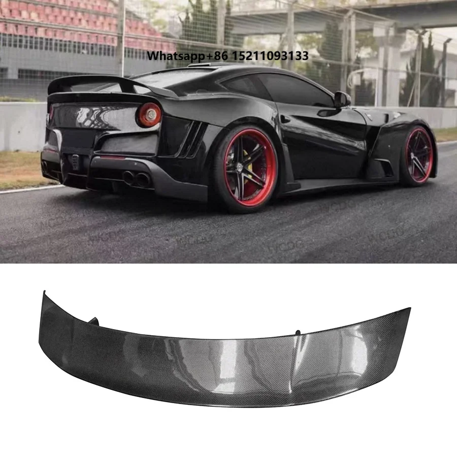 For F12 2013-2015 N Style Carbon Fiber Rear Spoiler Rear Trunk Duck Tail Spoiler Wing Car Exterior Parts
For F12 2013-2015 N Style Carbon Fiber Rear Spoiler Rear Trunk Duck Tail Spoiler Wing Car Exterior Parts