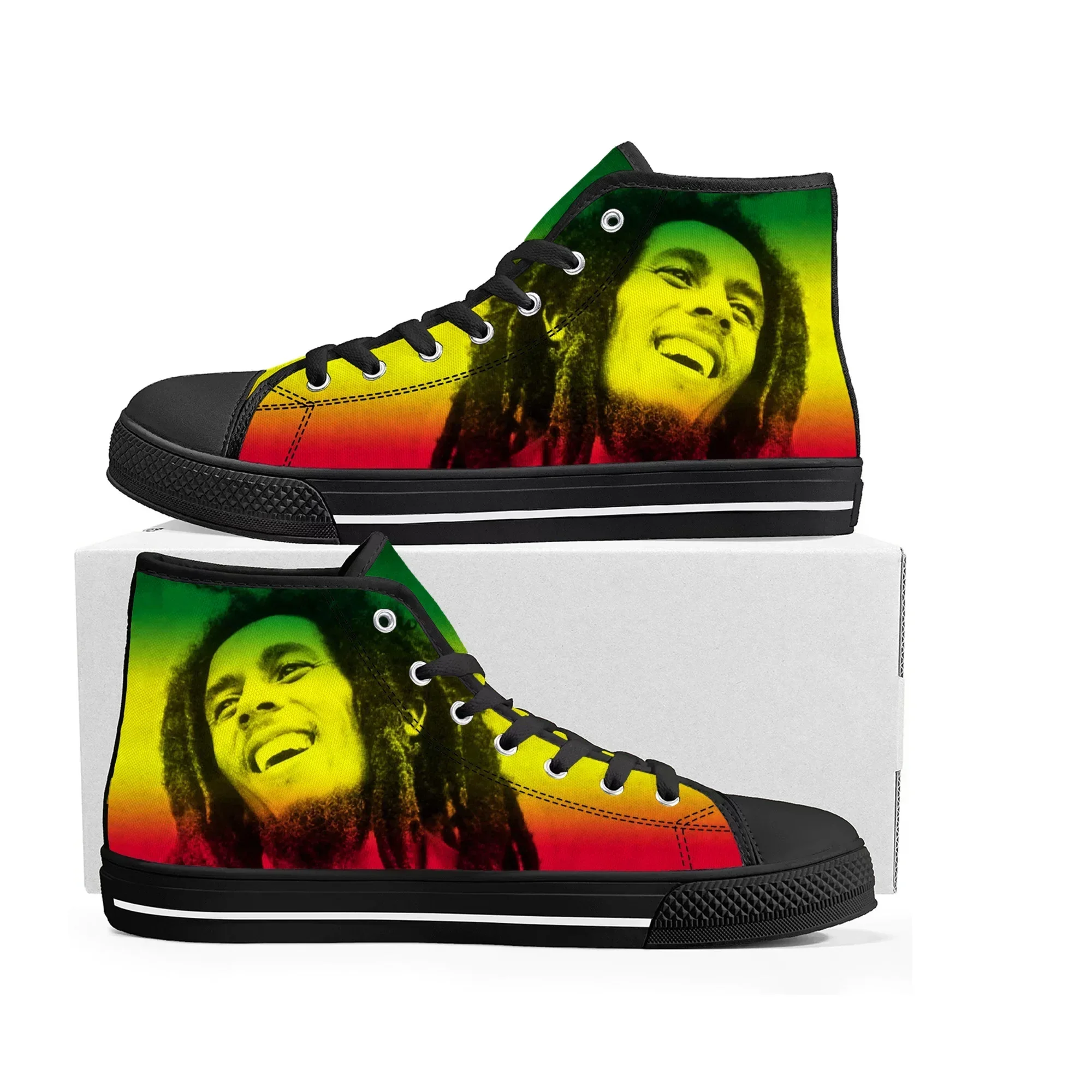Legend Bob Marley Reggae Rasta Music Rock High Top Sneakers Mens Womens Teenager Custom Sneaker Casual Couple Shoes Custom Shoe
Legend Bob Marley Reggae Rasta Music Rock High Top Sneakers Mens Womens Teenager Custom Sneaker Casual Couple Shoes Custom Shoe