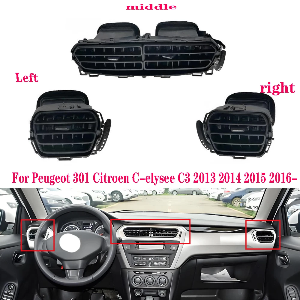 LHD автоматический центральный подлокотник, розетка кондиционера, вентиляционное отверстие для Peugeot 301 Citroen C-elysee C3 2013 2014 2015 2016-
LHD автоматический центральный подлокотник, розетка кондиционера, вентиляционное отверстие для Peugeot 301 Citroen C-elysee C3 2013 2014 2015 2016-