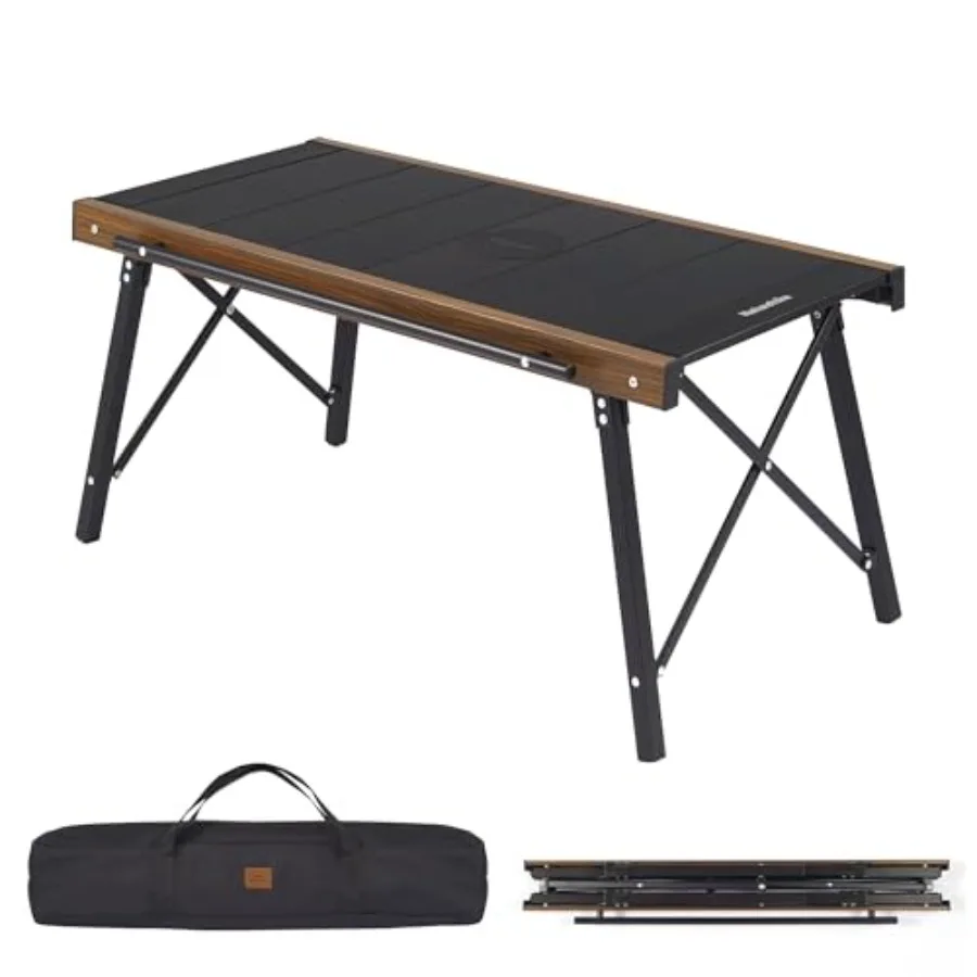 Folding IGT Camping Table for Outdoor Picnic Car RV Trip Patio Backyard BBQ, Ultralight Aluminum, Black, Portable Stable Cook S
Folding IGT Camping Table for Outdoor Picnic Car RV Trip Patio Backyard BBQ, Ultralight Aluminum, Black, Portable Stable Cook S