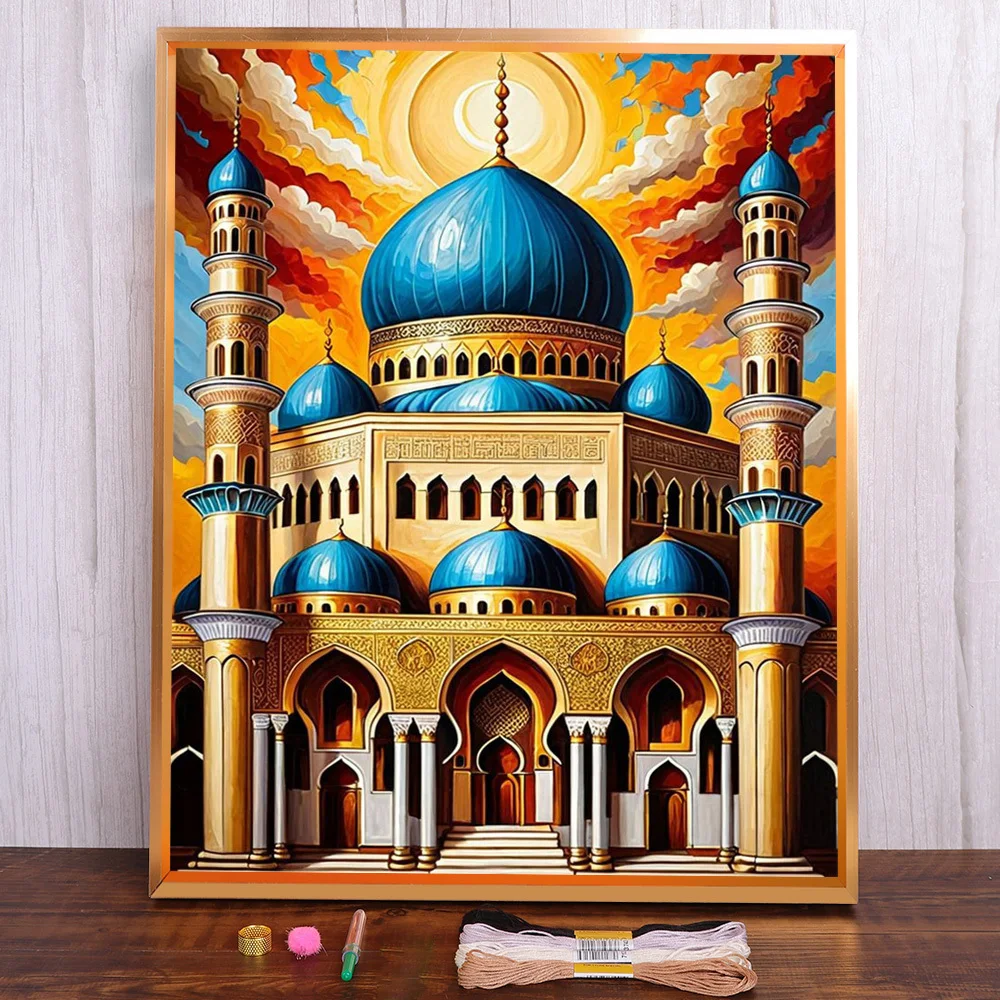 Scenery Great Palace Printed Fabric Cross-Stitch Full Kit Embroidery Knitting Handmade Craft Hobby Needle Home Decor Floss
Scenery Great Palace Printed Fabric Cross-Stitch Full Kit Embroidery Knitting Handmade Craft Hobby Needle Home Decor Floss