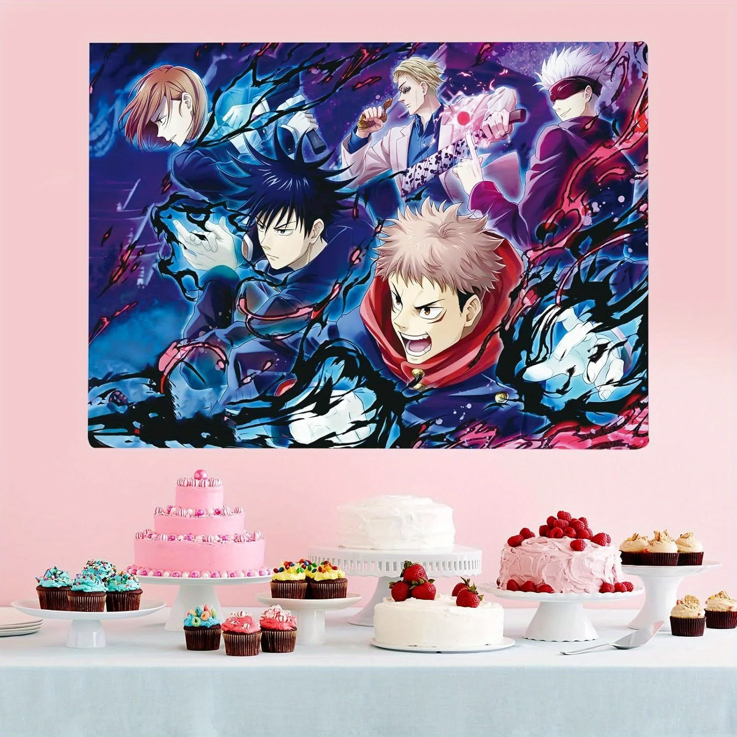 Anime Heroes Tapestry: Perfect for Bedroom Decor and Wall Art, Vibrant and Dynamic Design, Ideal for Fans of Anime and Action
Anime Heroes Tapestry: Perfect for Bedroom Decor and Wall Art, Vibrant and Dynamic Design, Ideal for Fans of Anime and Action