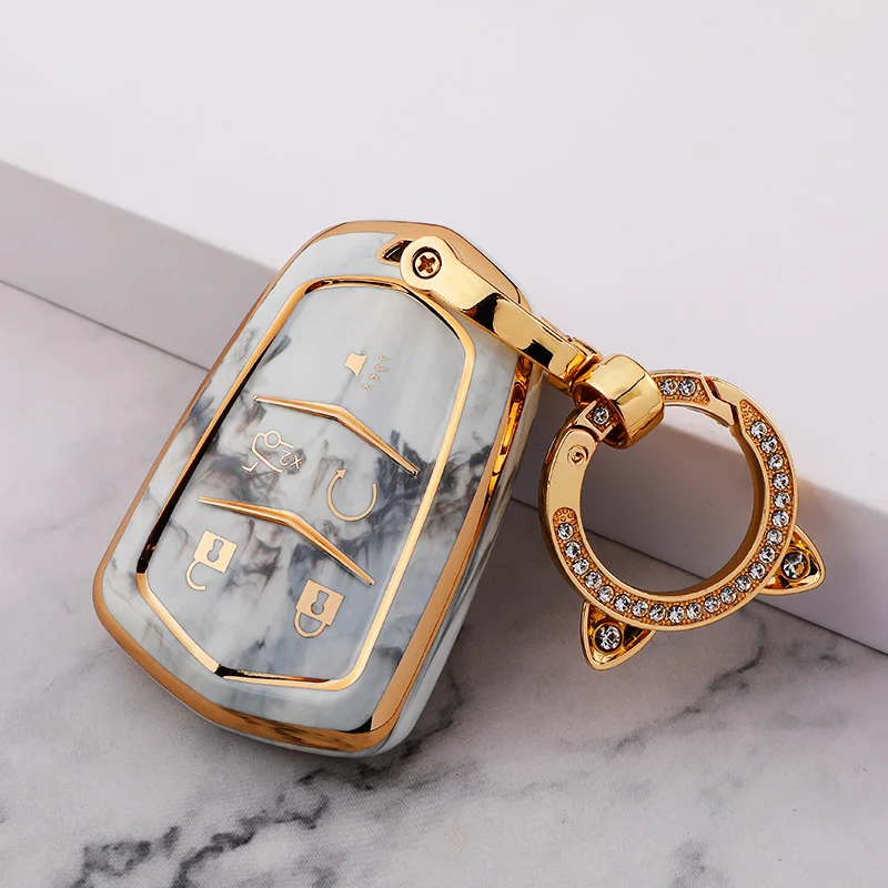 Car Key Cover Case For Cadillac ATS CT6 CTS DTS XT5 Escalade ESV SRX STS XTS 28T ELR 2014-2018 Jade Pattern KeyChain
Car Key Cover Case For Cadillac ATS CT6 CTS DTS XT5 Escalade ESV SRX STS XTS 28T ELR 2014-2018 Jade Pattern KeyChain