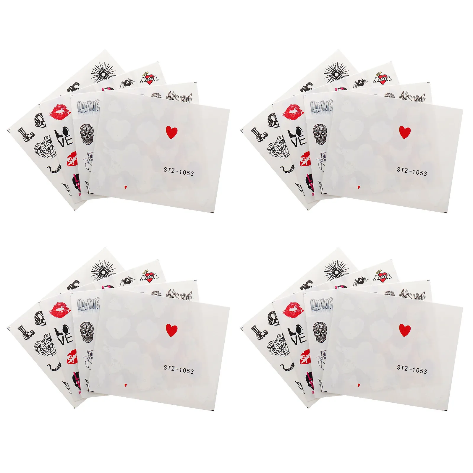 Skull Heart Sticker Nail Stickers Beautify Nails Decals PVC Women Stylish Patterns Fashionable Unique Art Disposable
Skull Heart Sticker Nail Stickers Beautify Nails Decals PVC Women Stylish Patterns Fashionable Unique Art Disposable