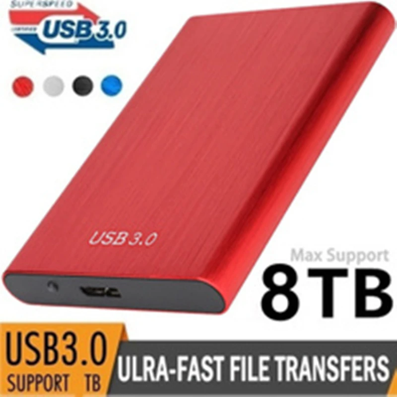 New 8TB Mobile Hard Drive Portable Solid State Drive Mobile USB3.0 Brushed Mobile Hard Drive
New 8TB Mobile Hard Drive Portable Solid State Drive Mobile USB3.0 Brushed Mobile Hard Drive