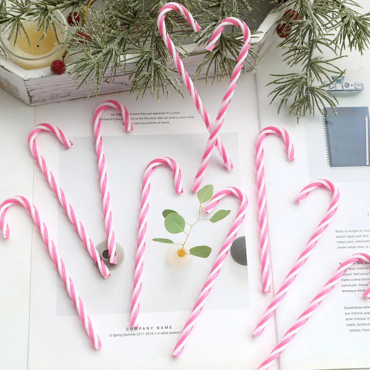 6Pcs Christmas Candy Canes Acrylic Xmas Tree Hanging Twisted Crutch Pendant New Year Christmas Party Home Decor Ornaments Gifts
6Pcs Christmas Candy Canes Acrylic Xmas Tree Hanging Twisted Crutch Pendant New Year Christmas Party Home Decor Ornaments Gifts
