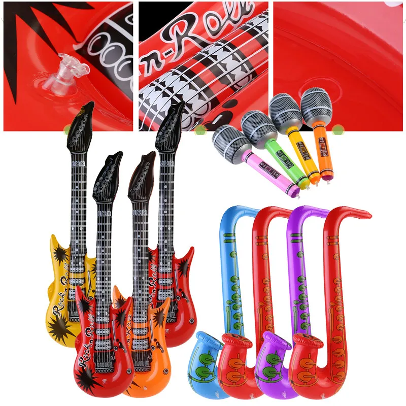 Microphone Inflatable Party Favors Musical Instrument Toys Band Instruments Guitar
Microphone Inflatable Party Favors Musical Instrument Toys Band Instruments Guitar