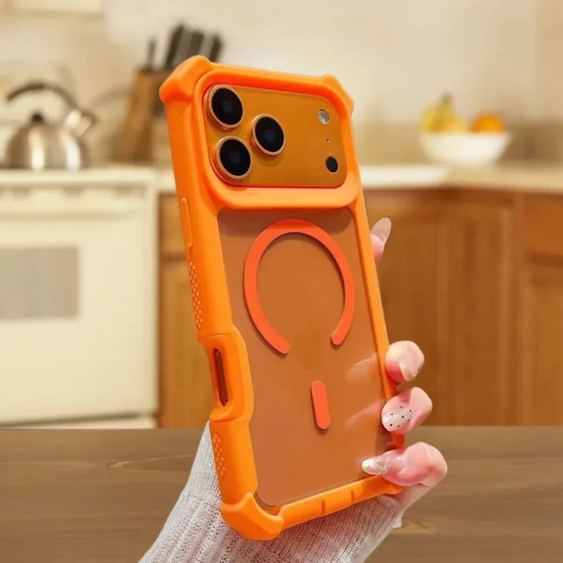 Magnetic Luxury Bumper Transparent Case for iPhone Air 17 14 13 12 11 Pro Max 16 15 Plus 17 Pro For Magsafe Shockproof Cover
Magnetic Luxury Bumper Transparent Case for iPhone Air 17 14 13 12 11 Pro Max 16 15 Plus 17 Pro For Magsafe Shockproof Cover