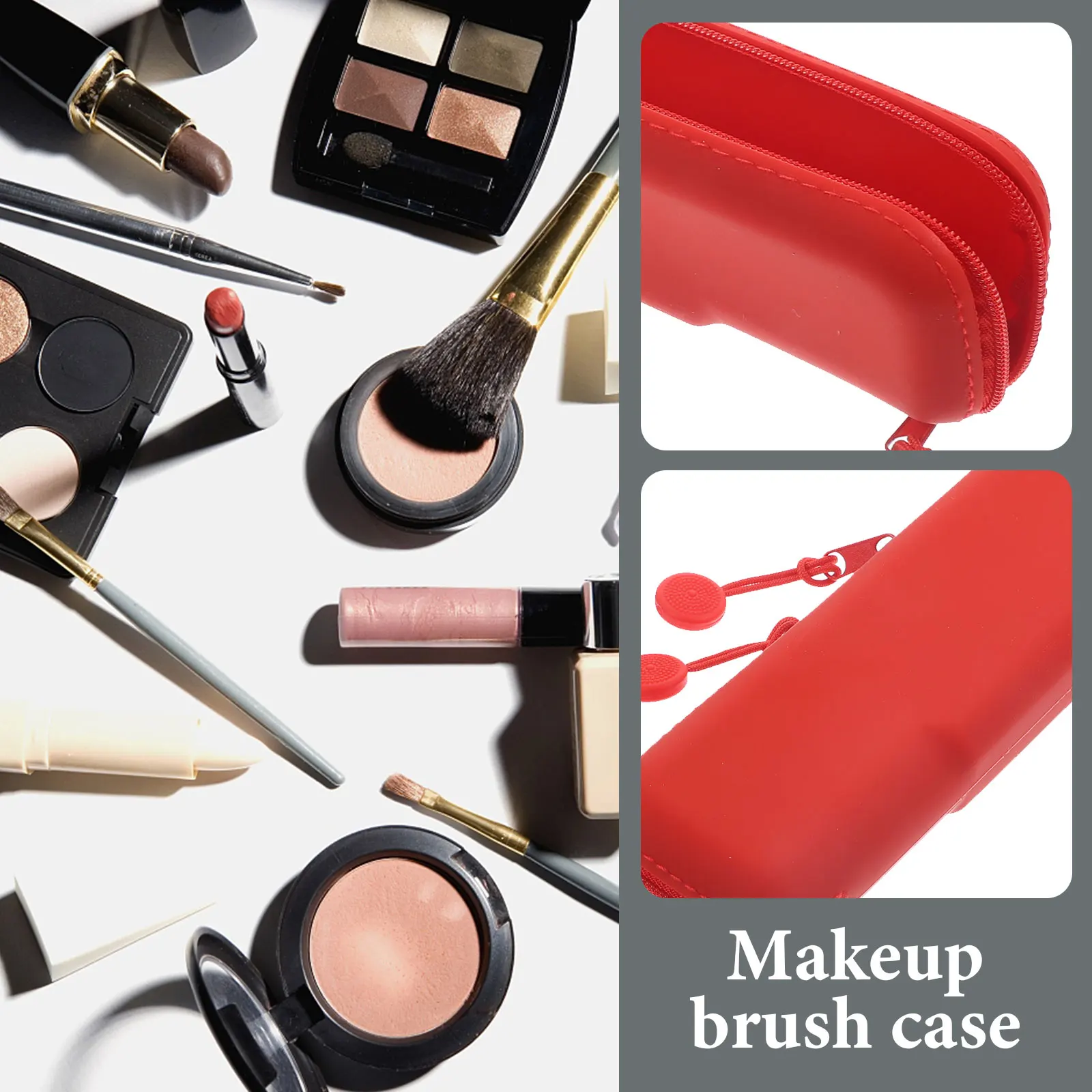 Silicone Makeup Holder Portable Travel Case Blue Silicone Makeup Brush Holder Small Size Pouch Storage Bag For Brushes ganizer
Silicone Makeup Holder Portable Travel Case Blue Silicone Makeup Brush Holder Small Size Pouch Storage Bag For Brushes ganizer