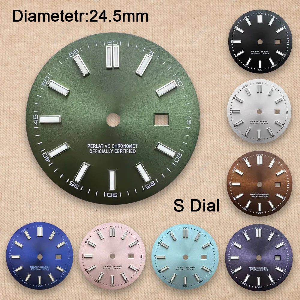24.5mm S Logo Sunray Dial Fit NH05 Japan Movement Green Luminous High Quality Watch Modification Accessories
24.5mm S Logo Sunray Dial Fit NH05 Japan Movement Green Luminous High Quality Watch Modification Accessories