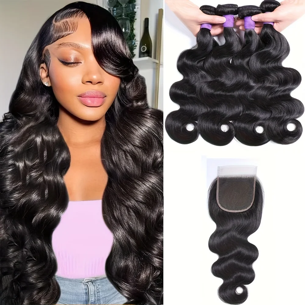 Peruvian Body Wave Human Hair Bundles With Lace 5x5 Closure Human Hair Body Wave Hair With Closure 5x5 Lace Free Part Natural Black Hair 5 Bundles In Total
Peruvian Body Wave Human Hair Bundles With Lace 5x5 Closure Human Hair Body Wave Hair With Closure 5x5 Lace Free Part Natural Black Hair 5 Bundles In Total