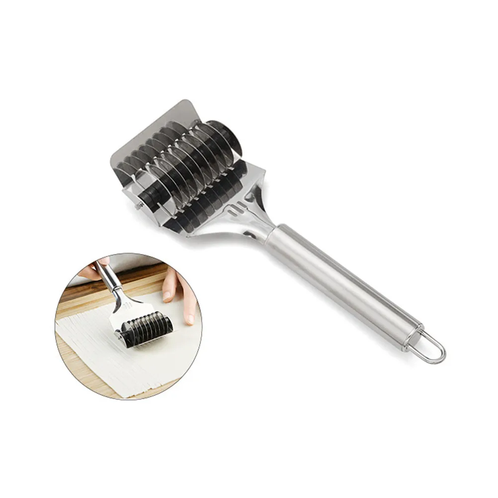 Stainless Steel Pasta Maker Kitchen Accessories 9 Rollers Noodle Garlic Ginger Parsley Dough Scraper Wall Hang Safe
Stainless Steel Pasta Maker Kitchen Accessories 9 Rollers Noodle Garlic Ginger Parsley Dough Scraper Wall Hang Safe