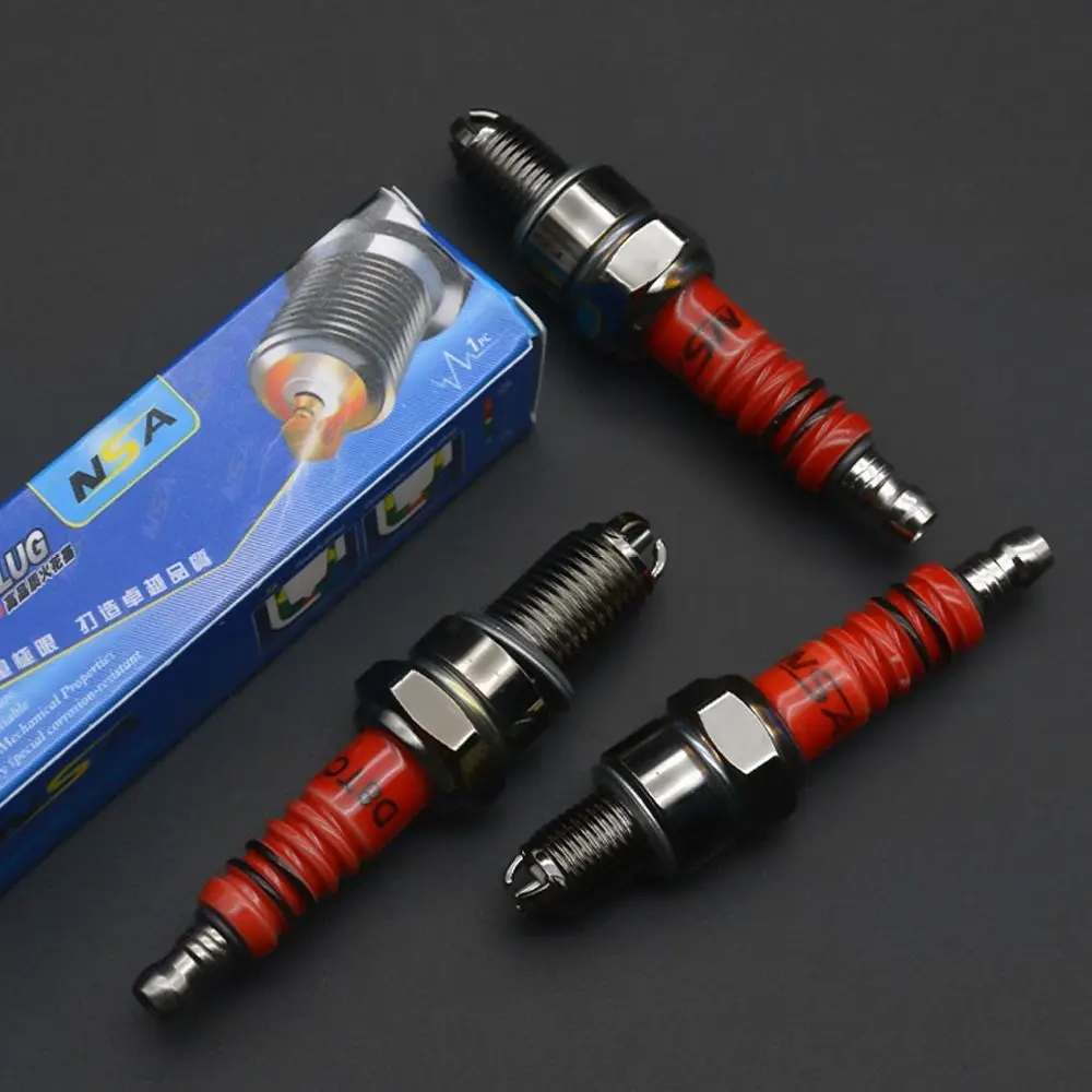 3 Triple Electrode Racing Sparking Plug A7TC D8TC Metal Motorcycle Spark Plug ATV Scooter Sparking Plug
3 Triple Electrode Racing Sparking Plug A7TC D8TC Metal Motorcycle Spark Plug ATV Scooter Sparking Plug