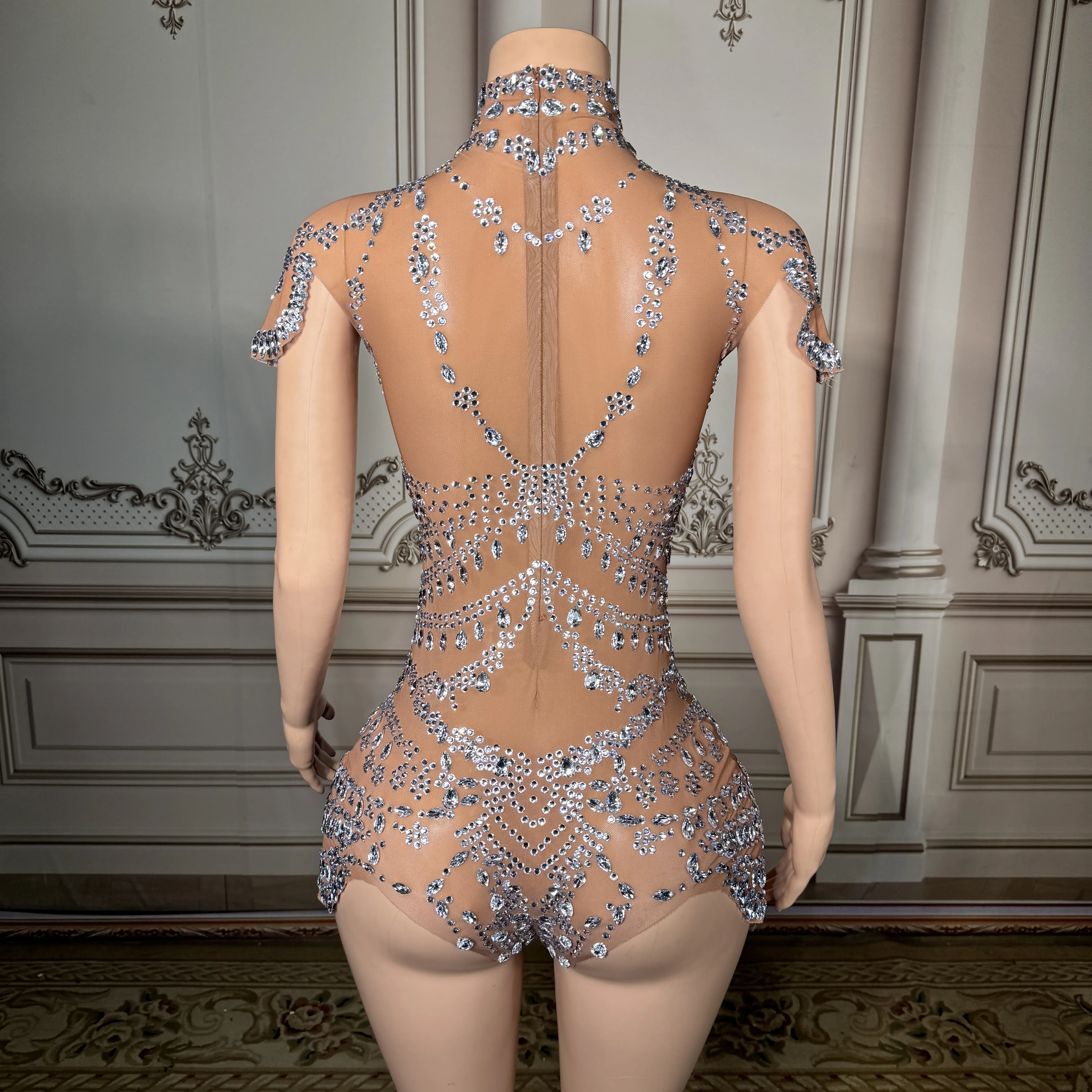 ZD Performance Stage Wear Sexy Mesh Birthday Party Outfit Evening Celeb Jumpsuit
ZD Performance Stage Wear Sexy Mesh Birthday Party Outfit Evening Celeb Jumpsuit