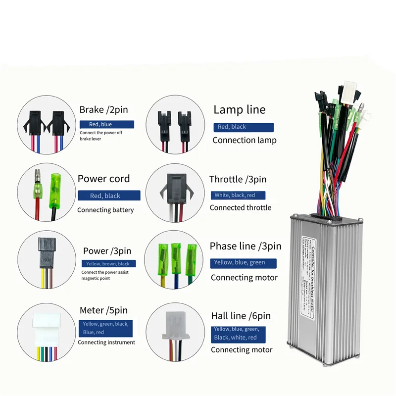 AU-E-Bike 36V/48V 9 Tube KT-25A 25A Electric Bike Square Wave Controller E-Bike Cycling
AU-E-Bike 36V/48V 9 Tube KT-25A 25A Electric Bike Square Wave Controller E-Bike Cycling