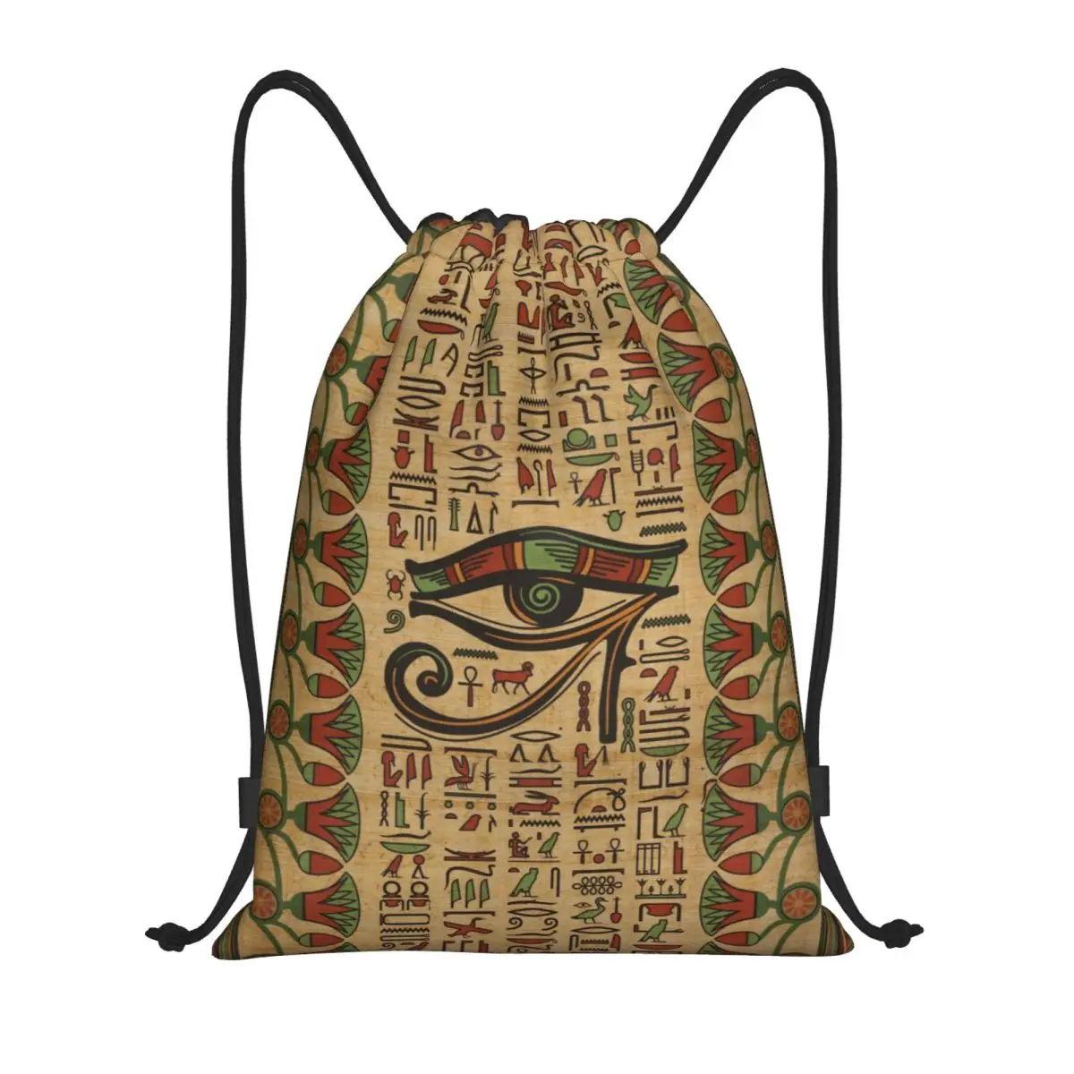 Egyptian Eye Of Horus Drawstring Bag Women Men Portable Sports Gym Sackpack Ancient Egypt Hieroglyphs Training Storage Backpacks
Egyptian Eye Of Horus Drawstring Bag Women Men Portable Sports Gym Sackpack Ancient Egypt Hieroglyphs Training Storage Backpacks