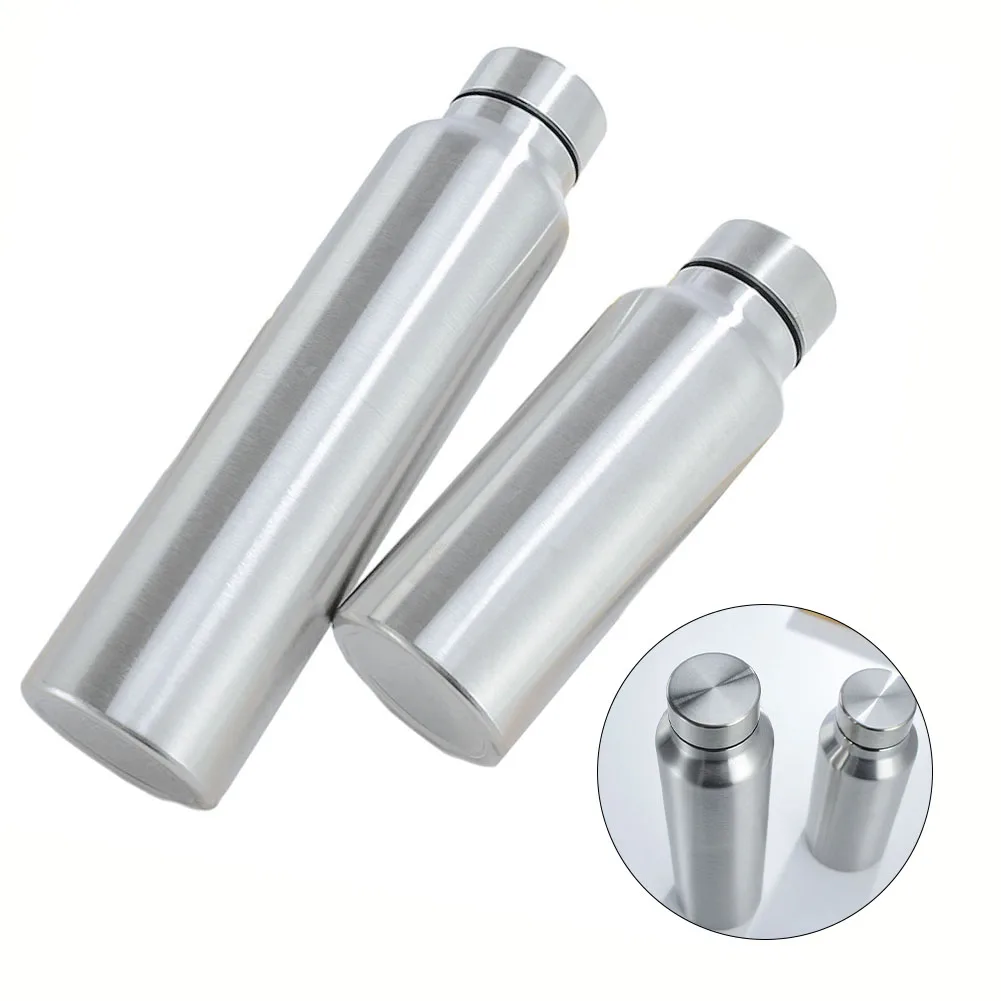 650/1000ML Large Capacity Single Layer Stainless Steel Cold Water Cup Outdoor Sports Kettle Drinkware Water Bottles Convenient
650/1000ML Large Capacity Single Layer Stainless Steel Cold Water Cup Outdoor Sports Kettle Drinkware Water Bottles Convenient