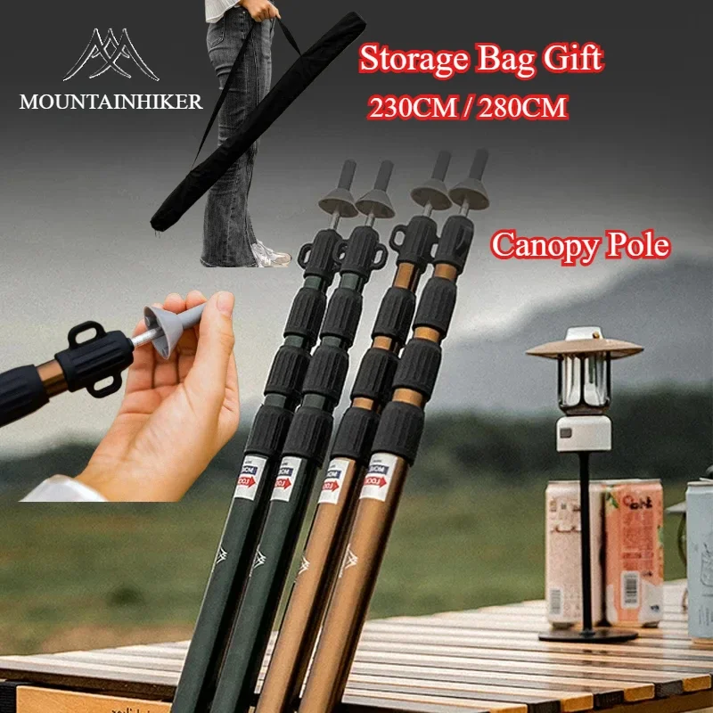 MOUNTAINHIKER Adjustable Tent Pole Support Rod Beach Shelter Tarp Aluminum Alloy Awning Pole Tent Accessories For Camping Tent
MOUNTAINHIKER Adjustable Tent Pole Support Rod Beach Shelter Tarp Aluminum Alloy Awning Pole Tent Accessories For Camping Tent