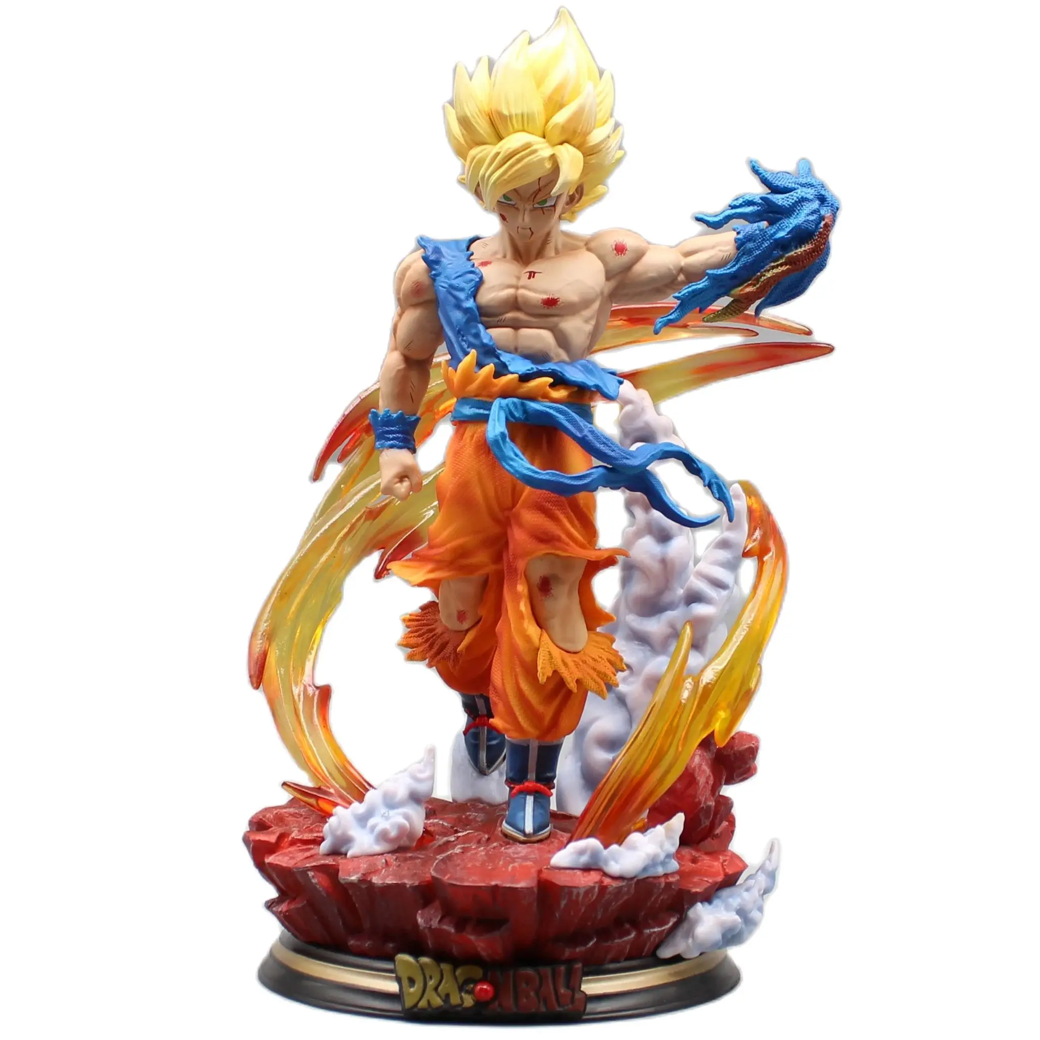 Анимационная фигурка Dragon Ball Z Super Saiyan Son Goku Kakarotto 10,5 дюйма, аниме модель, декоративный гаражный набор, украшение
Анимационная фигурка Dragon Ball Z Super Saiyan Son Goku Kakarotto 10,5 дюйма, аниме модель, декоративный гаражный набор, украшение