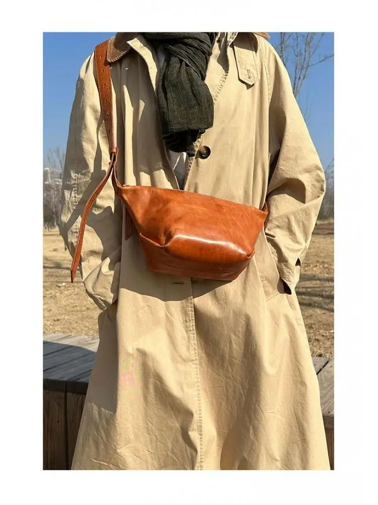 Outdoor daily light genuine leather women's small shoulder bag casual luxury handmade first layer cowhide ladies crossbody bag
Outdoor daily light genuine leather women's small shoulder bag casual luxury handmade first layer cowhide ladies crossbody bag