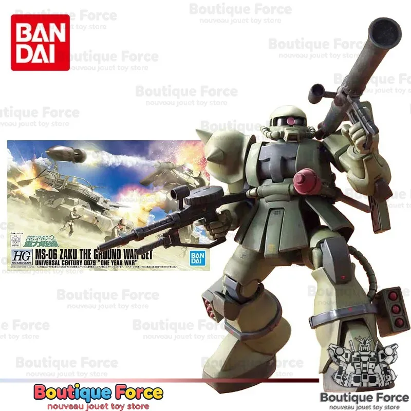 Bandai Gundam MS-06 ZAKU The Ground War Set HGUC Gunpla Model Kit Anime Figure Official Licensed Action Toy for Adults & Kids
Bandai Gundam MS-06 ZAKU The Ground War Set HGUC Gunpla Model Kit Anime Figure Official Licensed Action Toy for Adults & Kids