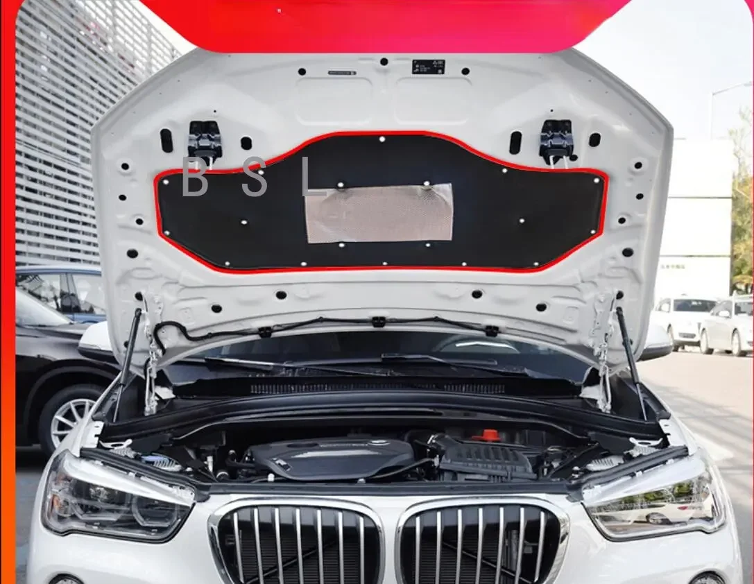 2016-2021 для BMW X1 Автомобильная теплоизоляция, шумоизоляция, хлопок, передний капот, коврик для защиты двигателя, покрытие, шумоизоляция
2016-2021 для BMW X1 Автомобильная теплоизоляция, шумоизоляция, хлопок, передний капот, коврик для защиты двигателя, покрытие, шумоизоляция
