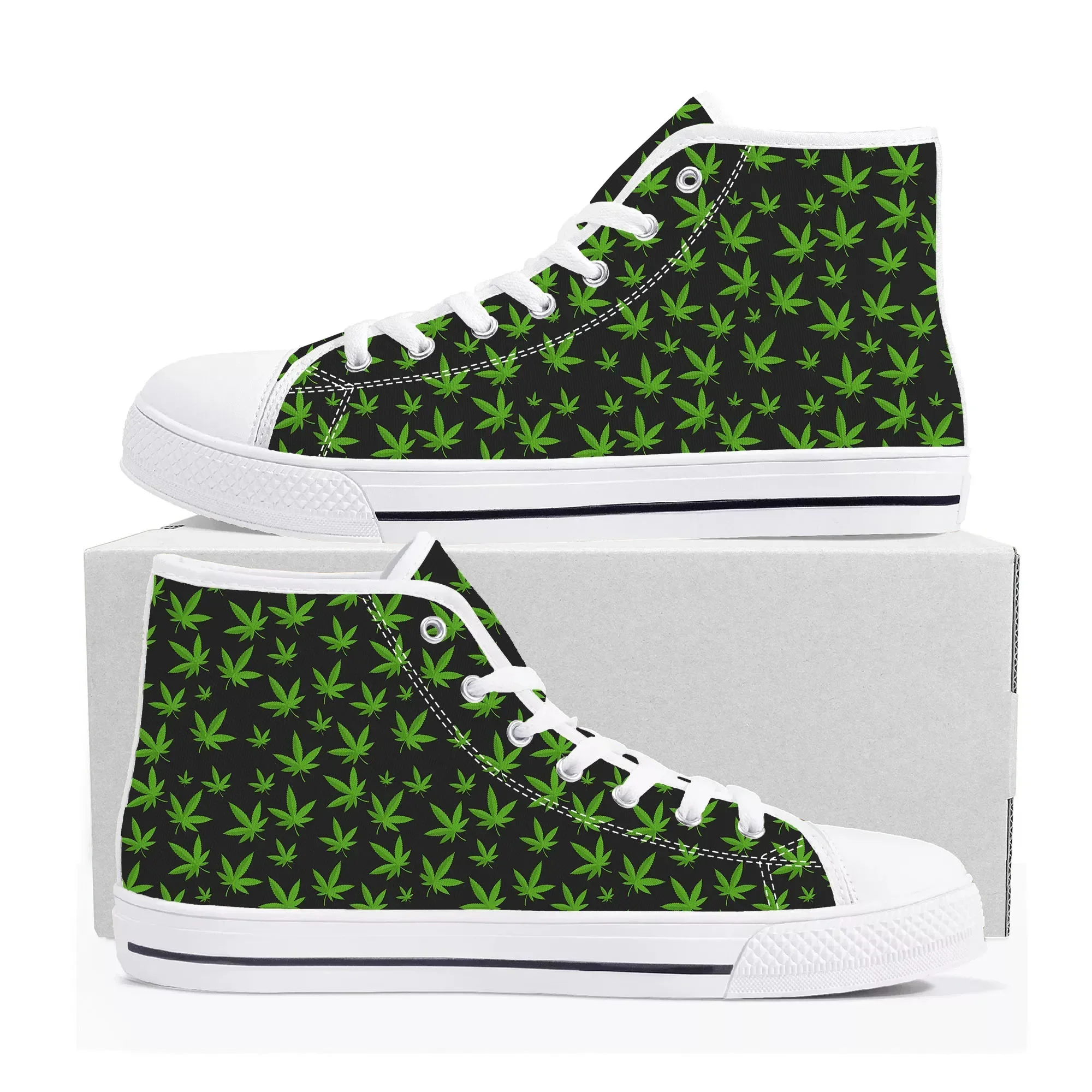 Leaf Weed Rasta Marijuana Red Yellow Green Art High Top High Quality Sneakers Canvas Sneaker Casual Couple Shoes Custom Shoe
Leaf Weed Rasta Marijuana Red Yellow Green Art High Top High Quality Sneakers Canvas Sneaker Casual Couple Shoes Custom Shoe