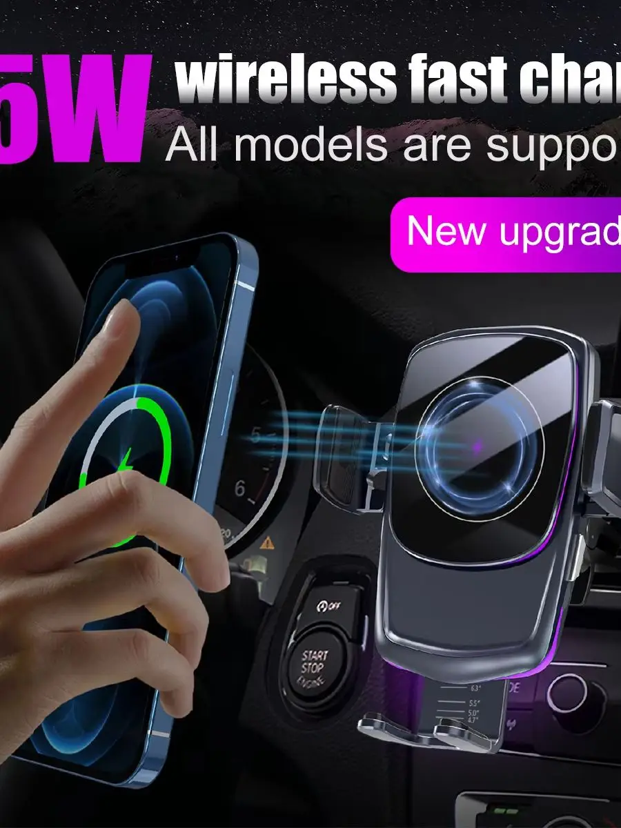 Car Wireless Charger Auto Car Phone Holder Mount 15W Fast Car Wireless Charging Stand for iPhone 15 14 13 Adjustable Universal
Car Wireless Charger Auto Car Phone Holder Mount 15W Fast Car Wireless Charging Stand for iPhone 15 14 13 Adjustable Universal