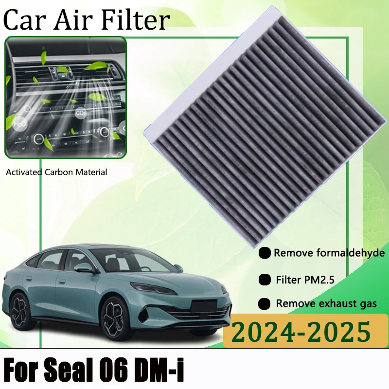 Car Air Conditioning Filter For BYD Seal 06 DM-i 2024 2025 Auto Filters Front Grille Activated Carbon Cabin Filter Accessories
Car Air Conditioning Filter For BYD Seal 06 DM-i 2024 2025 Auto Filters Front Grille Activated Carbon Cabin Filter Accessories