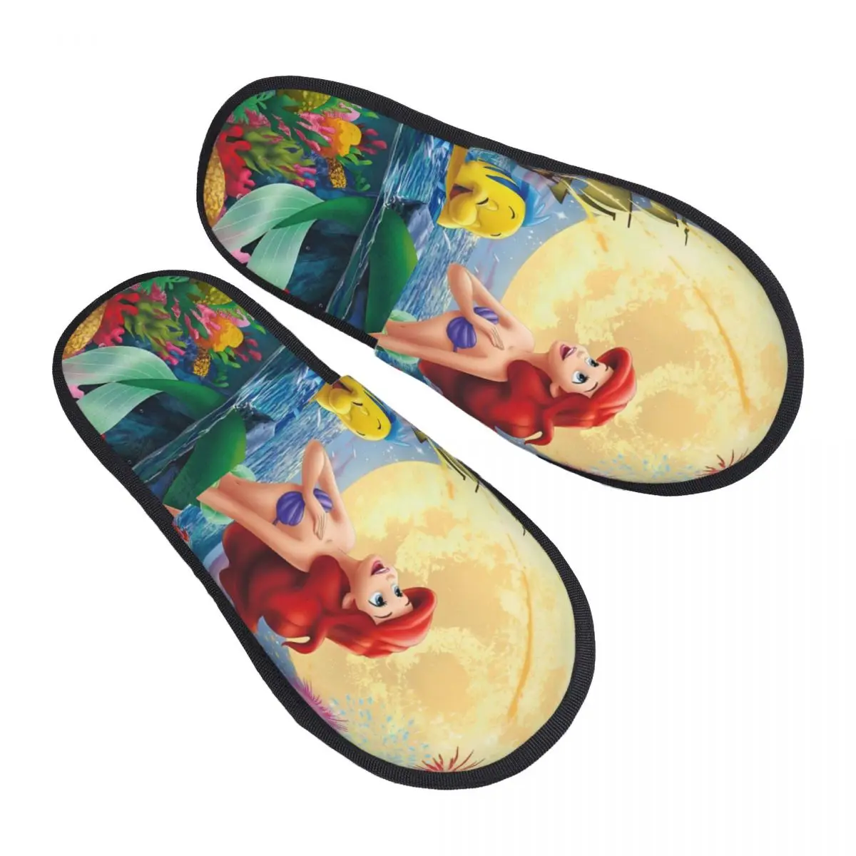 Custom The Little Mermaid House Slippers Women Comfy Memory Foam Animation Slip On Spa Slipper Shoes
Custom The Little Mermaid House Slippers Women Comfy Memory Foam Animation Slip On Spa Slipper Shoes