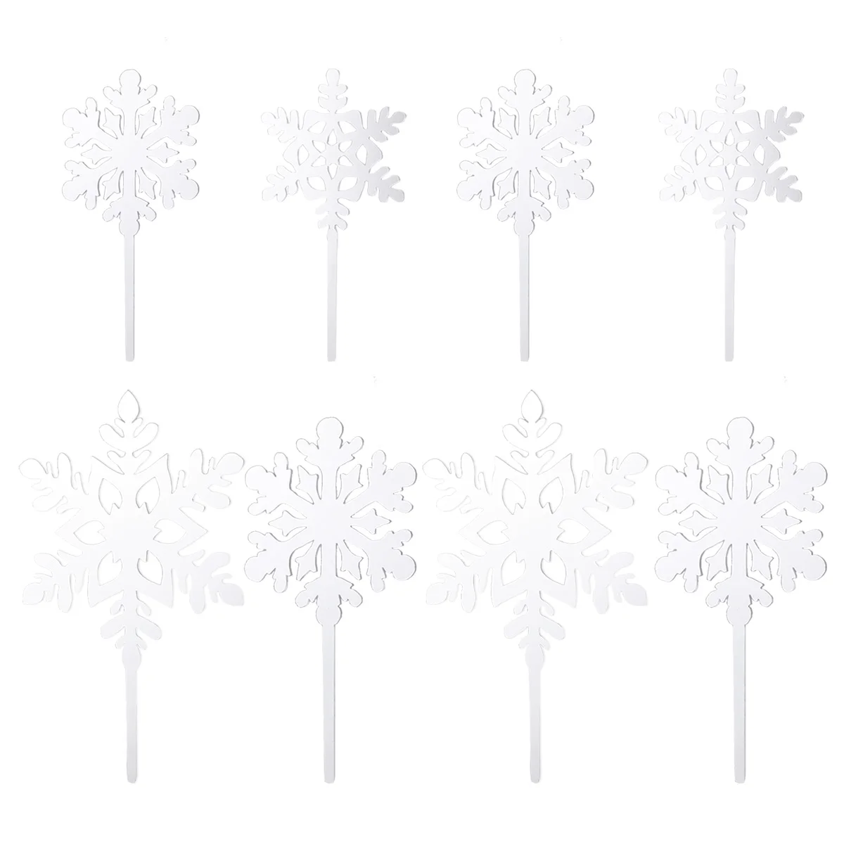 8 Pcs Snowflake Cake Insert New Year Decor 2024 Fruit Cakes Picks Food Decoration Supplies Acrylic
8 Pcs Snowflake Cake Insert New Year Decor 2024 Fruit Cakes Picks Food Decoration Supplies Acrylic