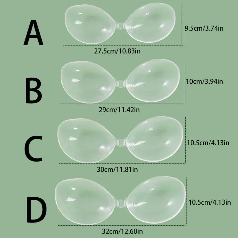 New Transparent Self-Adhesive Silicone Chest Stickers Invisible Push Up Sexy Strapless Bras for Women Sticky Wedding Bikini Bra 
New Transparent Self-Adhesive Silicone Chest Stickers Invisible Push Up Sexy Strapless Bras for Women Sticky Wedding Bikini Bra