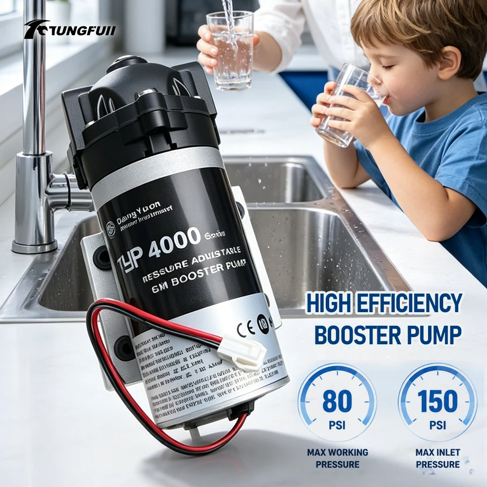 Household 400GPD Reverse Osmosis Booster Pump Stable Pressure Water Pump Replacement Part For RO Water Filter Purifier System
Household 400GPD Reverse Osmosis Booster Pump Stable Pressure Water Pump Replacement Part For RO Water Filter Purifier System