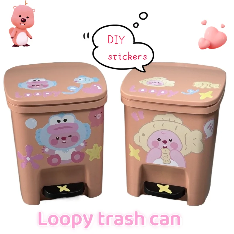 Петля мультфильм милый периферийный мусорный бак высокого качества DIY наклейка для дома, гостиной, кухни, большая вместимость, удобный мусорный бак для ног
Петля мультфильм милый периферийный мусорный бак высокого качества DIY наклейка для дома, гостиной, кухни, большая вместимость, удобный мусорный бак для ног