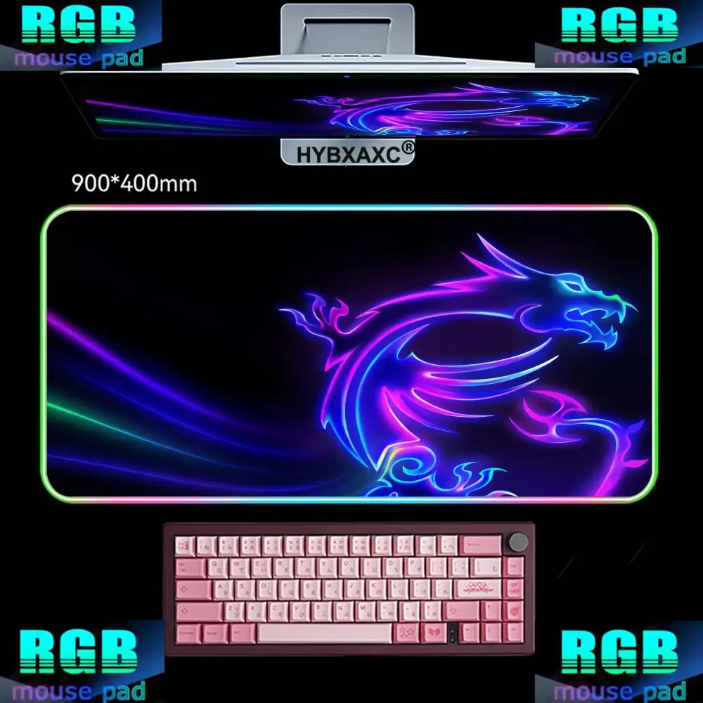 HD Fashion Brand M-MSI-S Cool Mouse Pad RGB LED Light Colorful Game Keyboard Non-slip Cover Desk-mat Surface Waterproof HYBXAXC
HD Fashion Brand M-MSI-S Cool Mouse Pad RGB LED Light Colorful Game Keyboard Non-slip Cover Desk-mat Surface Waterproof HYBXAXC