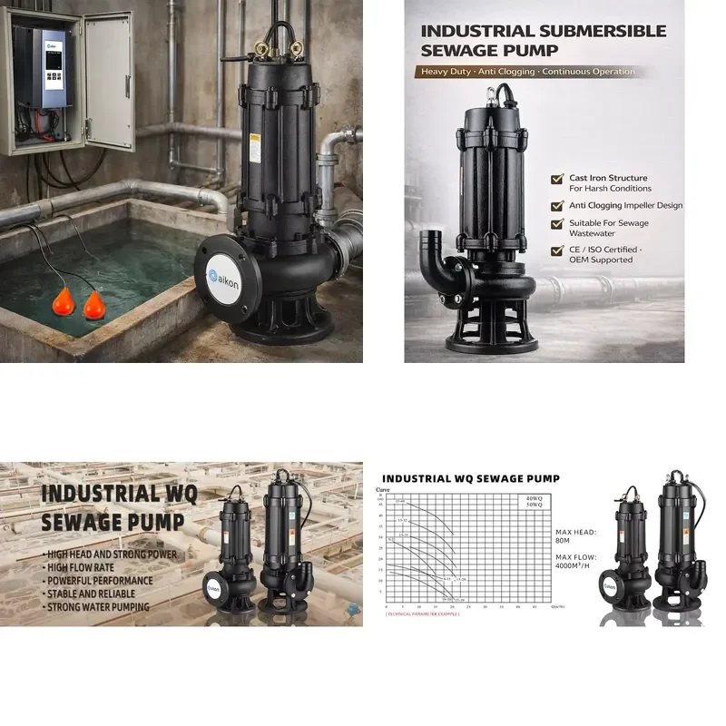 Stainless Steel Submersible Sewage Pumping Station Water System High Pressure 2HP Drainage Continuous Fully
Stainless Steel Submersible Sewage Pumping Station Water System High Pressure 2HP Drainage Continuous Fully