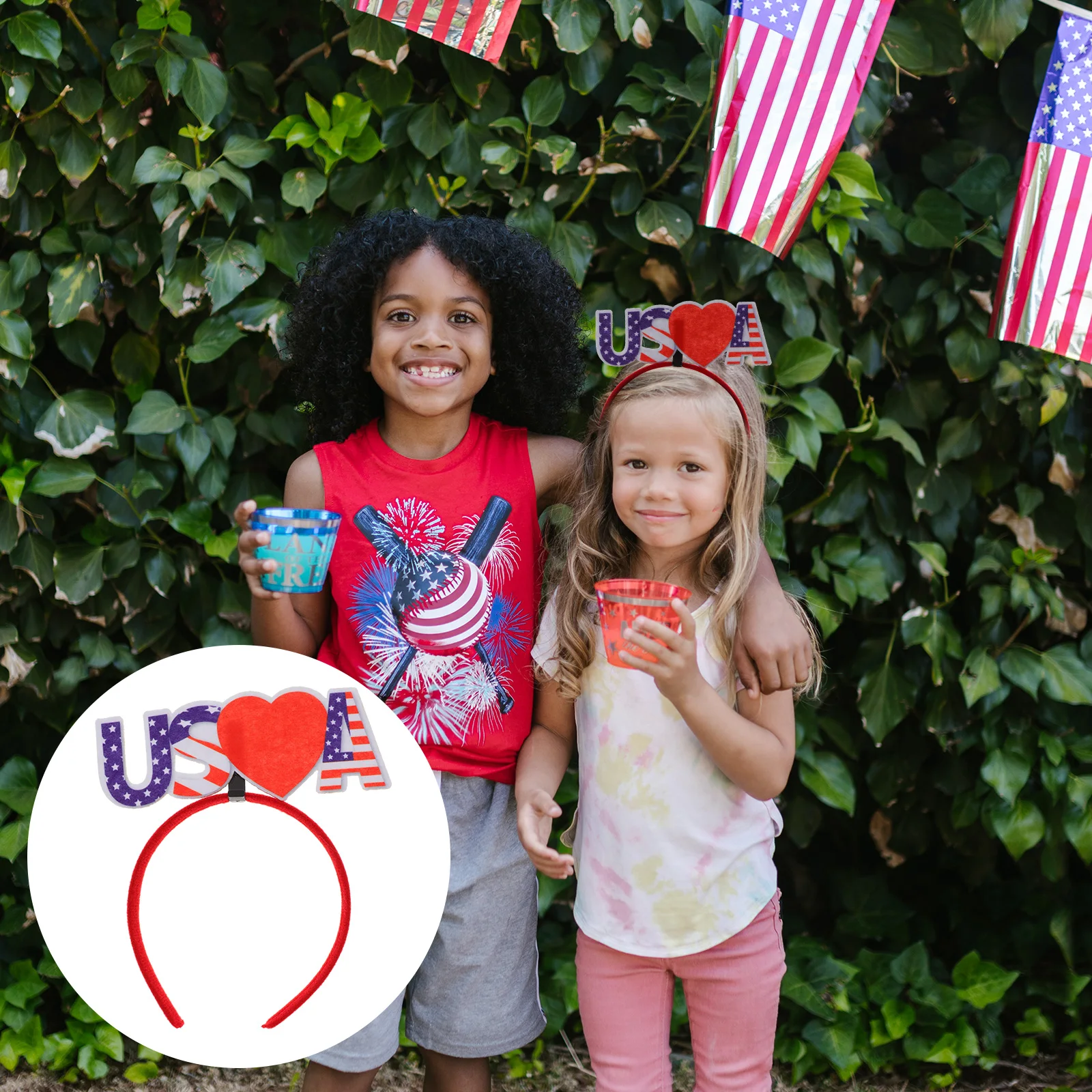 4Pcs Patriotic Headbands Independence Day Hair Decoration Festival Party Hairband Prop Accessories Independence Day Headdress
4Pcs Patriotic Headbands Independence Day Hair Decoration Festival Party Hairband Prop Accessories Independence Day Headdress