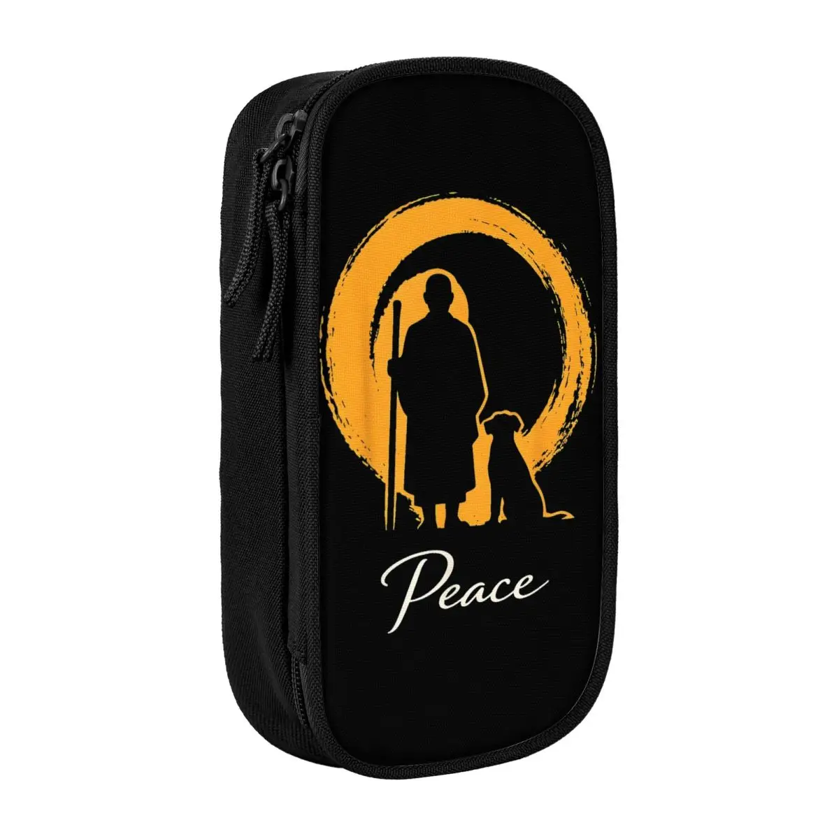 Minimalist Walk For Peace Monks With Aloka Dog Pencil Case Pencil Box Pen Holder Large Storage Bag Supplies Zipper Stationery
Minimalist Walk For Peace Monks With Aloka Dog Pencil Case Pencil Box Pen Holder Large Storage Bag Supplies Zipper Stationery