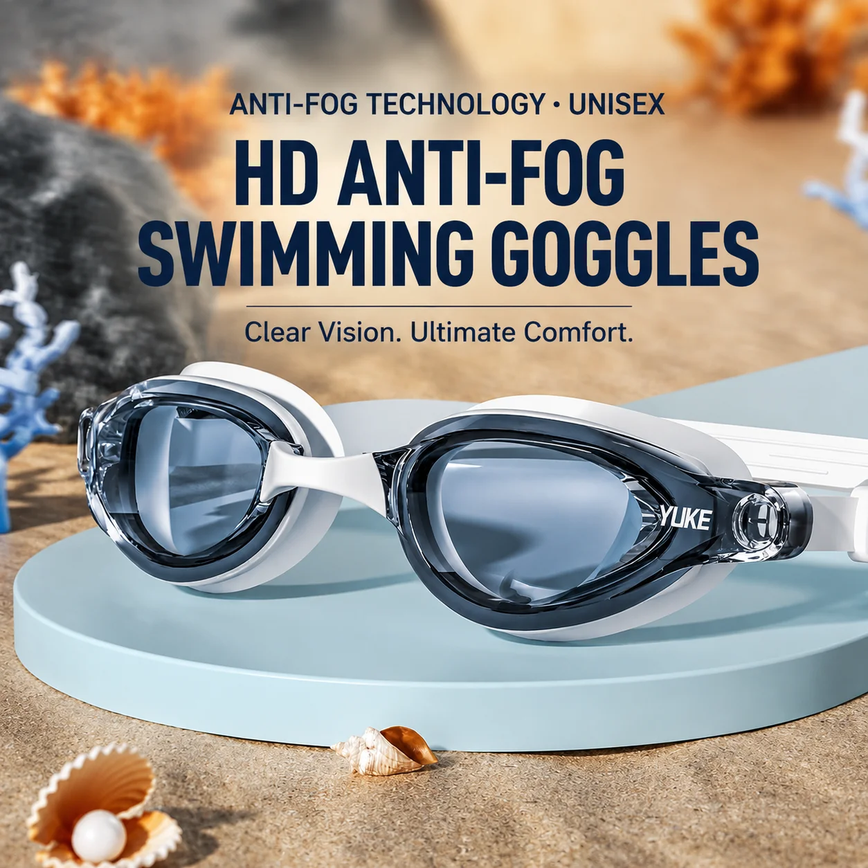 Adult Swimming Goggles Anti Fog Waterproof HD Wide Vision Swim Glasses Adjustable Silicone Strap for Men Women
Adult Swimming Goggles Anti Fog Waterproof HD Wide Vision Swim Glasses Adjustable Silicone Strap for Men Women