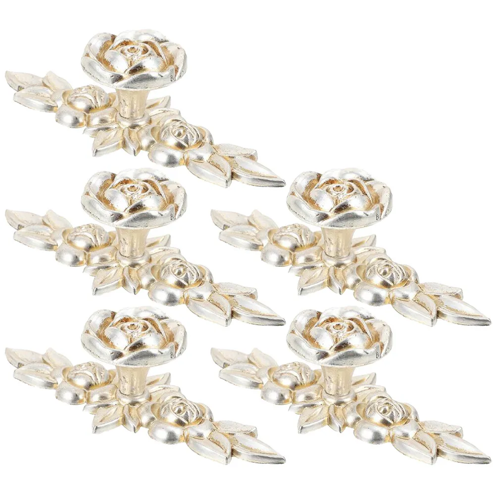 Набор из 5 винтажных ручек-роз для шкафов и ящиков, декоративная фурнитура для кухонной мебели
Набор из 5 винтажных ручек-роз для шкафов и ящиков, декоративная фурнитура для кухонной мебели